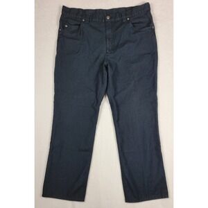 Tom James Holland & Sherry Casual 5 Pocket Cotton Pants 36x29 Black Handmade‎ PA